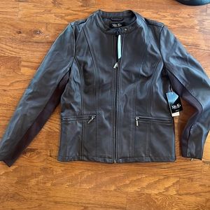 Mo-Ka Brand pleather jacket